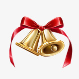 金色圣诞铃铛png免抠素材_新图网 https://ixintu.com 圣诞 素材 金色 铃铛