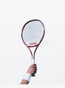 红色的网球拍素材