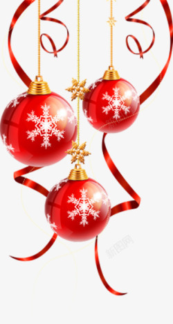 红色矢量水晶球圣诞节水晶球高清图片