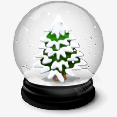 圣诞礼物装饰物玻璃球圣诞树图标png_新图网 https://ixintu.com 圣诞树 圣诞礼物 玻璃球 装饰物