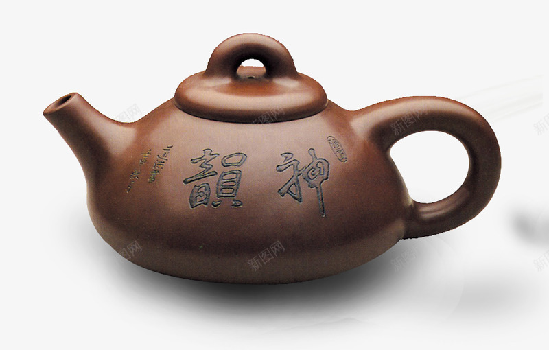 茶壶png免抠素材_新图网 https://ixintu.com 中国风 素材 茶具 茶壶