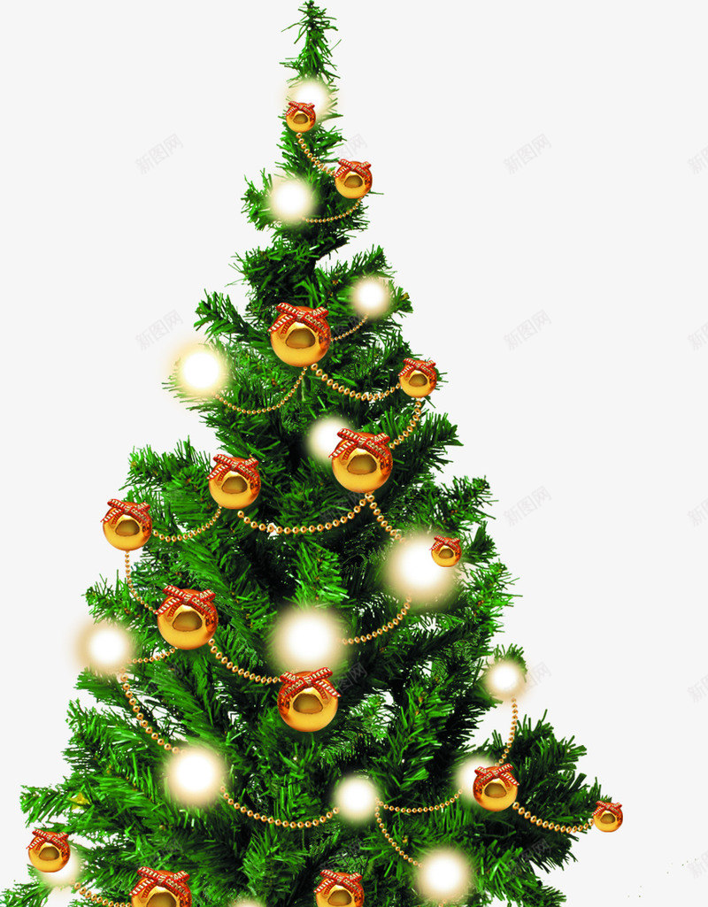 圣诞元旦树木布置png免抠素材_新图网 https://ixintu.com 元旦 圣诞 布置 树木