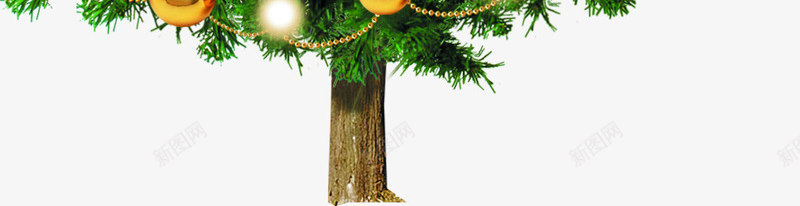圣诞元旦树木布置png免抠素材_新图网 https://ixintu.com 元旦 圣诞 布置 树木