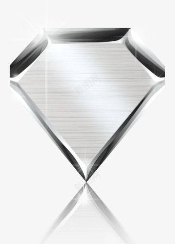 金属银色超人标志图案图标png_新图网 https://ixintu.com 超人图标 金属图案 银色 银色金属