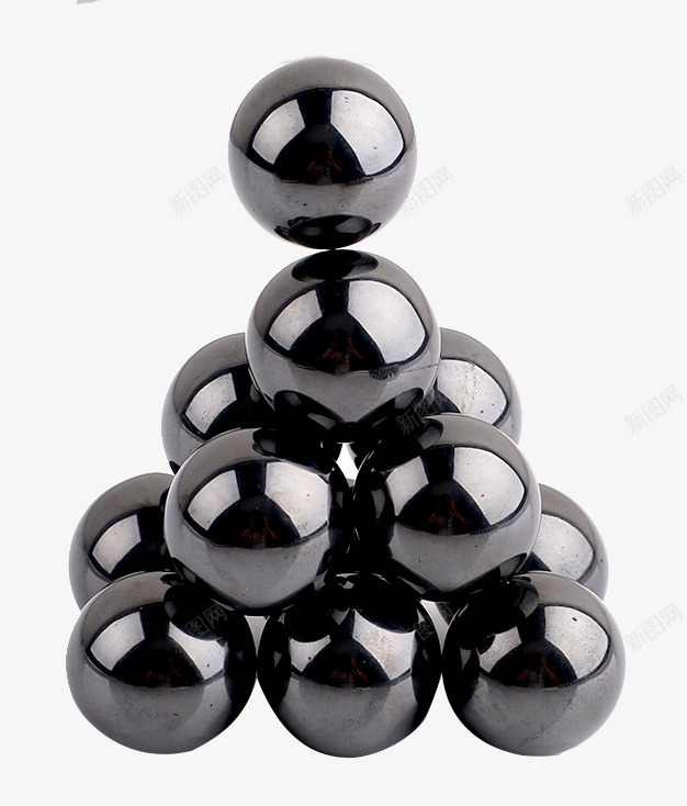 一堆黑色磁力球png免抠素材_新图网 https://ixintu.com 一堆磁石 相吸的磁力球 磁石 磁石球素材