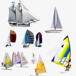 帆船比赛西式帆船合集高清图片
