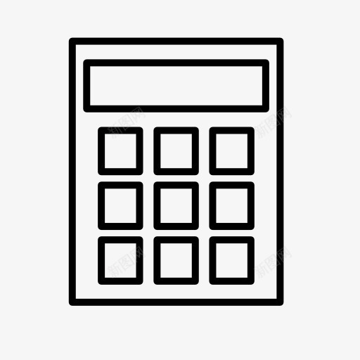 calculatoricon图标png_新图网 https://ixintu.com calculator 计算器