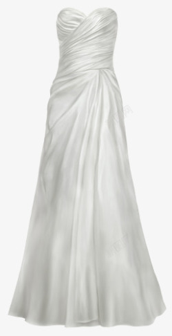 白色结婚礼服素材