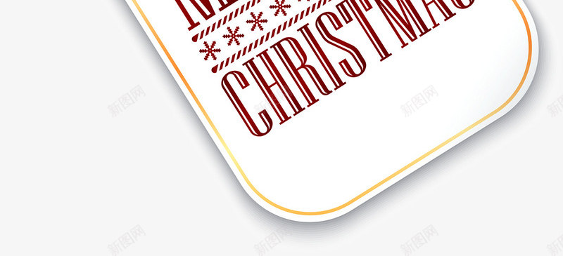 圣诞吊牌png免抠素材_新图网 https://ixintu.com 价格 优惠 促销 吊牌 圣诞 标签