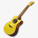 黄色的吉他图标png_新图网 https://ixintu.com audio guitar music sound yellow 吉他 声音 音乐 音频 黄色的
