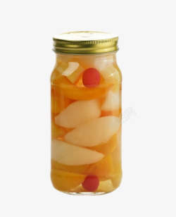 桃子罐头实物水果罐头高清图片