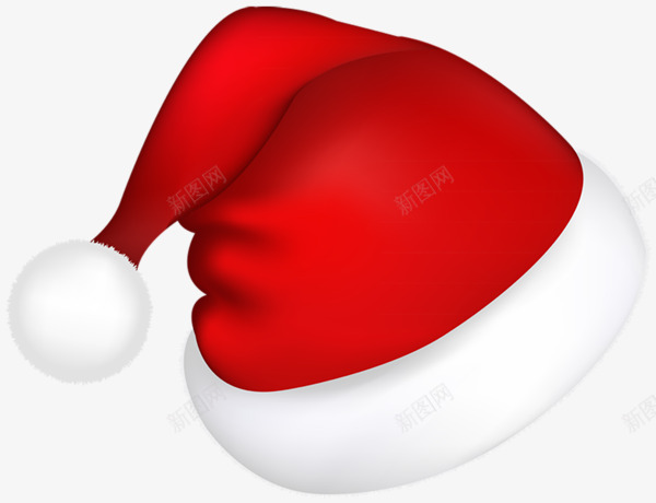 圣诞老人的红色帽子png免抠素材_新图网 https://ixintu.com 圣诞帽 圣诞老人 圣诞节