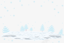 雪景海报背景雪地高清图片