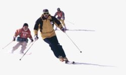 休闲运动滑雪背景素材
