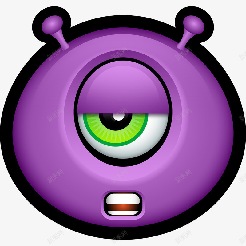 外星人阿凡达独眼巨人表情符号怪图标png_新图网 https://ixintu.com Alien avatar cyclops emoticon monster 单眼怪兽 外星人 怪物 独眼巨人 表情符号 阿凡达