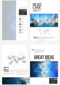 科技商业宣传册封面高清图片