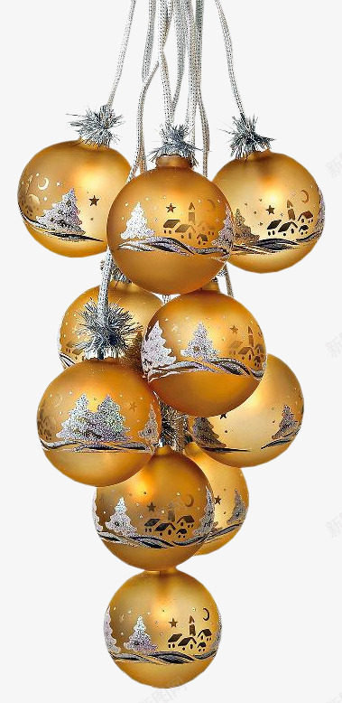 球圣诞球吊球装饰png免抠素材_新图网 https://ixintu.com 吊球 球圣 装饰