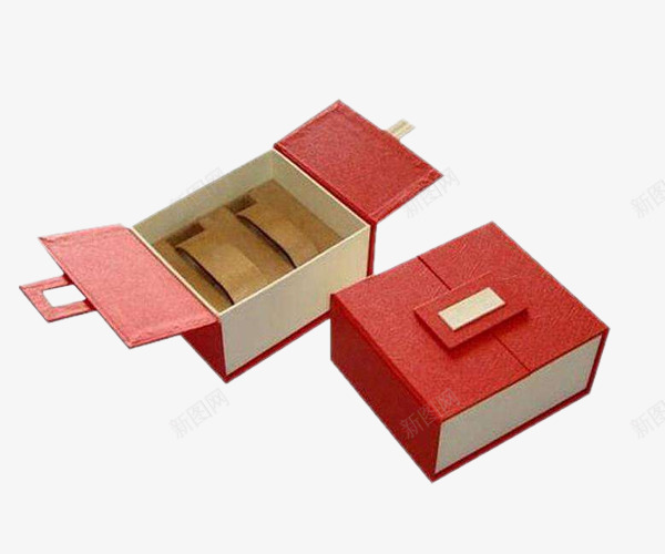 红色的精美饰品包装盒png免抠素材_新图网 https://ixintu.com 瓦楞纸盒 礼品盒 精美饰品包装盒 红色的 饰品包装盒