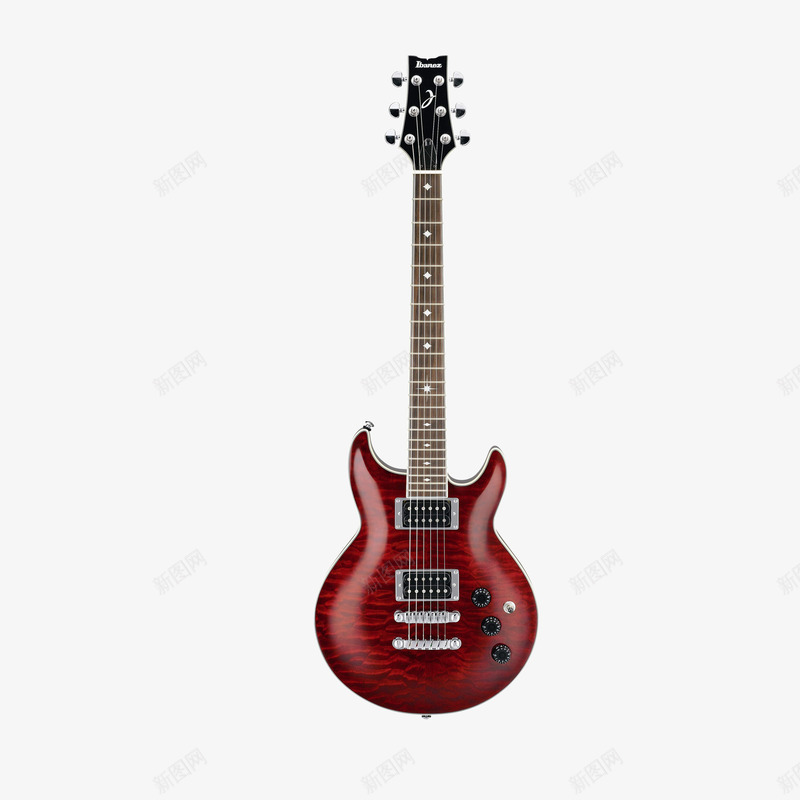 红色电吉他png免抠素材_新图网 https://ixintu.com 乐器 电吉他 西洋乐器