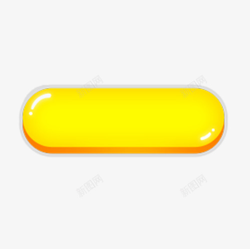 黄色按钮图标png_新图网 https://ixintu.com 创意 时尚 黄色 黄色按钮图标png免扣下载