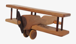 飞机玩具木质手工小飞机高清图片