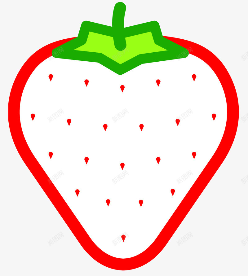 卡通手绘红色草莓果png免抠素材_新图网 https://ixintu.com 卡通 手绘 果实 水果 简约 红色 草莓 莓果 香甜