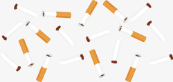 一截截香烟世界无烟日折断的香烟高清图片