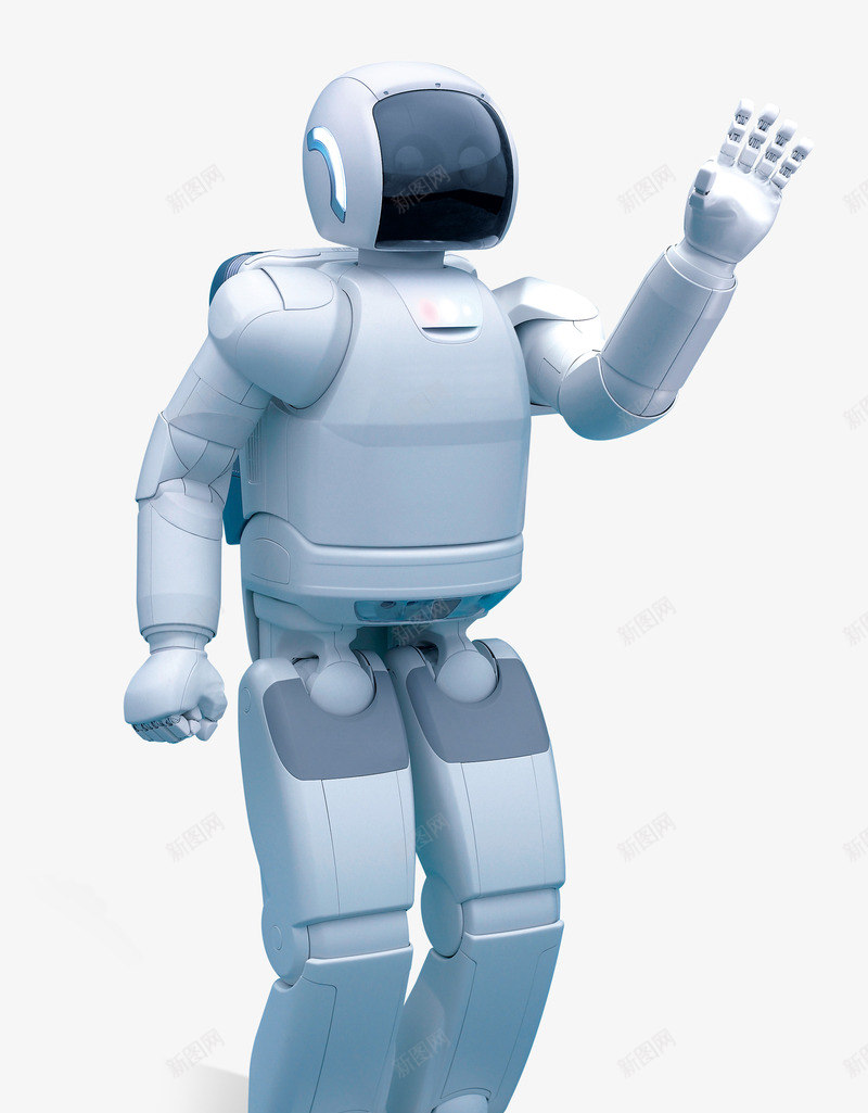 银色机器人psd免抠素材_新图网 https://ixintu.com 机器人 机器人PNG图片 科技 银色