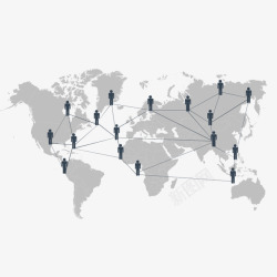 人物会议坐姿灰色互联网科技全球图高清图片