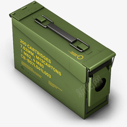 绿色弹药盒子Containericon图标png_新图网 https://ixintu.com Ammo Box Green 弹药 盒子 绿色