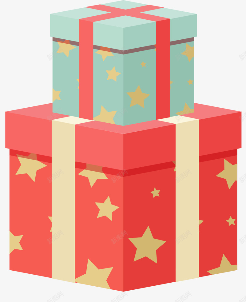 圣诞节两个礼物盒矢量图ai免抠素材_新图网 https://ixintu.com 两个礼盒 圣诞礼物 圣诞节 矢量png 礼物盒 礼盒 矢量图