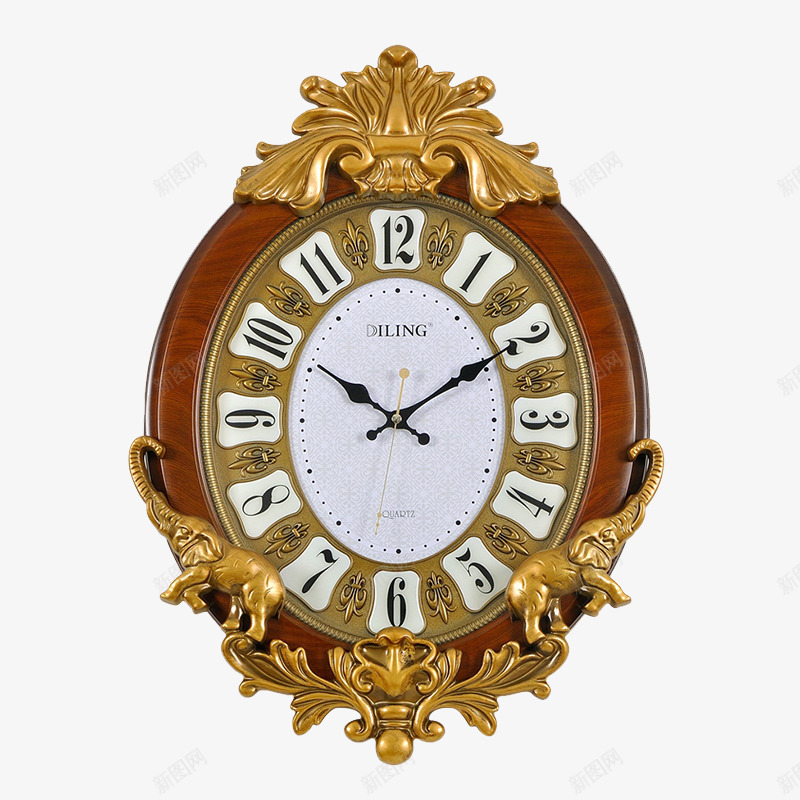 复古罗马时钟png免抠素材_新图网 https://ixintu.com 产品实物图 复古 摆件壁挂 时钟 装饰