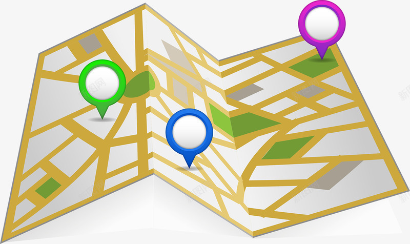 简约地图卫星定位png免抠素材_新图网 https://ixintu.com GPS 位置 卫星定位 地图 地址 定位 导航