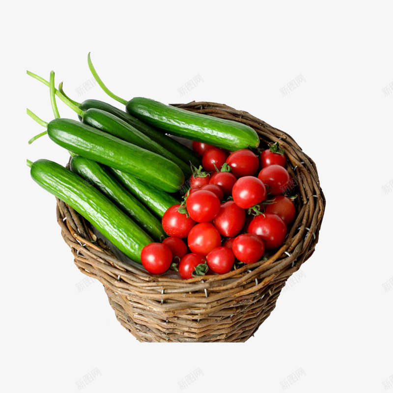绿色农家特产png免抠素材_新图网 https://ixintu.com 圣女果 实物图 水果 番茄 蔬果 西红杮 西红柿 黄瓜设计