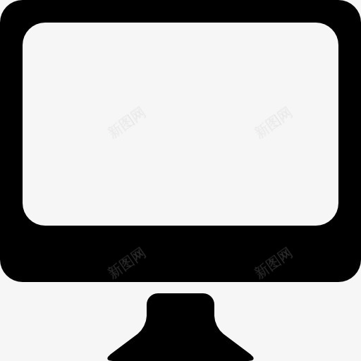 屏幕白图标png_新图网 https://ixintu.com 屏幕 工具 界面 白屏 白的 空白的屏幕 空的 符号