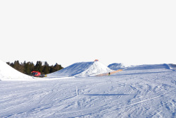 白色滑雪场素材