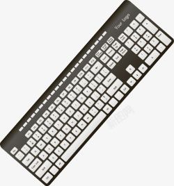 黑色打字手绘精美键盘科技高清图片