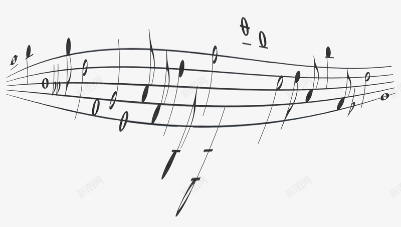 音符png免抠素材_新图网 https://ixintu.com 海报 素材 练习本 钢琴 音乐 音符
