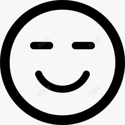 微笑的表情的方脸闭着眼睛图标png_新图网 https://ixintu.com 关门 平方 微笑 教育 眼睛 脸 表情 面孔