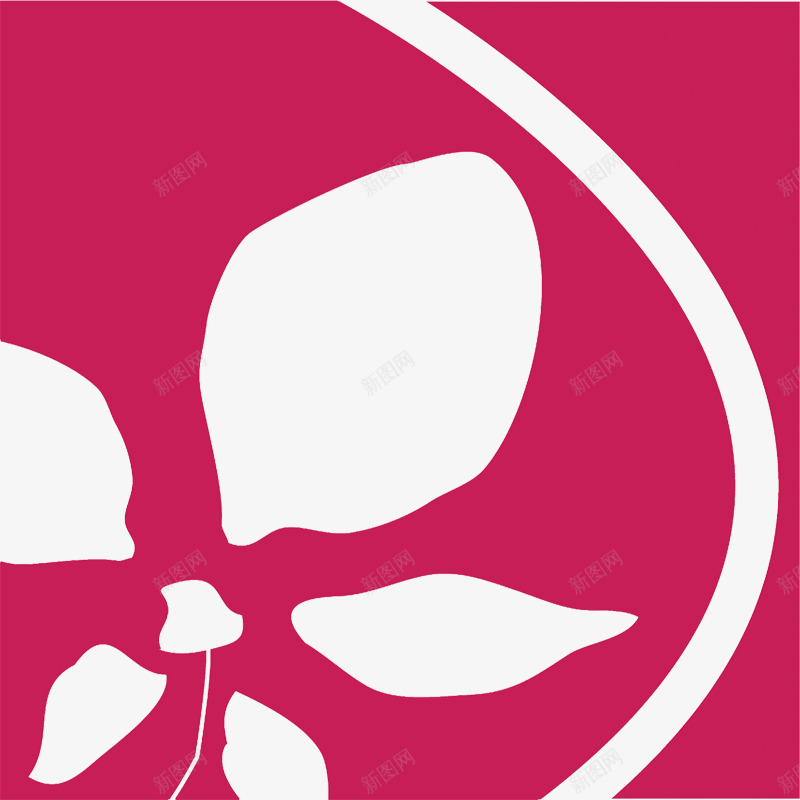 花店logo图标png_新图网 https://ixintu.com 图标 标识 粉色 花店LOGO 花瓣