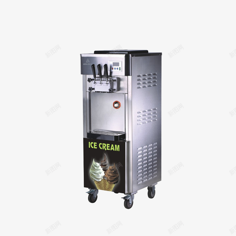 银色冰淇淋机png免抠素材_新图网 https://ixintu.com 全自动 冰淇淋机 商用 小型 银色 雪糕机