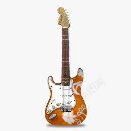 Stratocaster电吉他吉他花Guitarsicon图标png_新图网 https://ixintu.com Stratocaster Stratocaster电吉他 flowers guitar 吉他 花