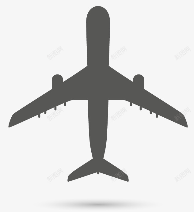 飞机图标png_新图网 https://ixintu.com 正面 白色 航空 飞机 飞翔