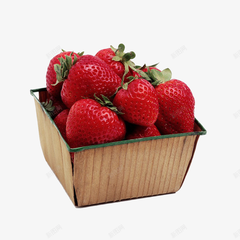 草莓png免抠素材_新图网 https://ixintu.com 一筐草莓 新鲜 草莓