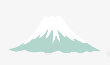 山png免抠素材_新图网 https://ixintu.com 卡通 富士山 山 抽象 美丽的富士山 雪山
