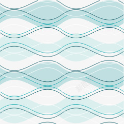 波浪形线条蓝色水波纹线条高清图片