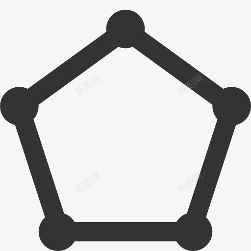 pentagonicon图标png_新图网 https://ixintu.com 五边形 正五边形