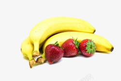 水果香蕉草莓素材