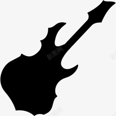 电吉他重摇滚音乐图标图标