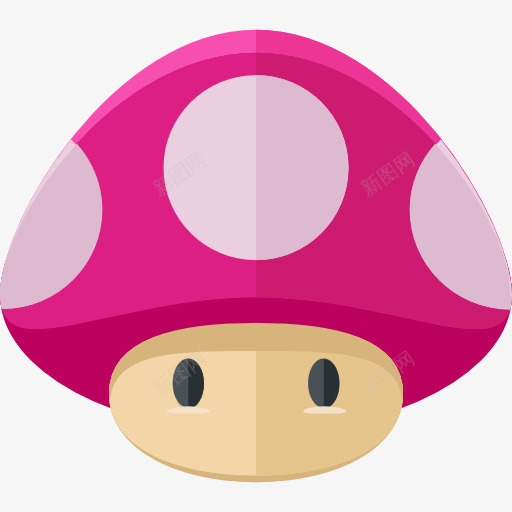 蘑菇图标png_新图网 https://ixintu.com 休闲游戏 头像 游戏 玩 用户玩 蘑菇 视频游戏